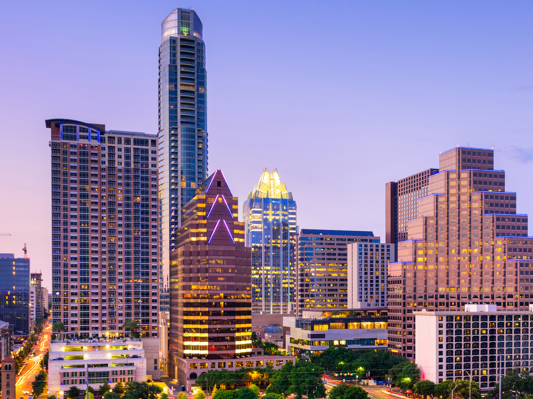 Downtown Austin buildings