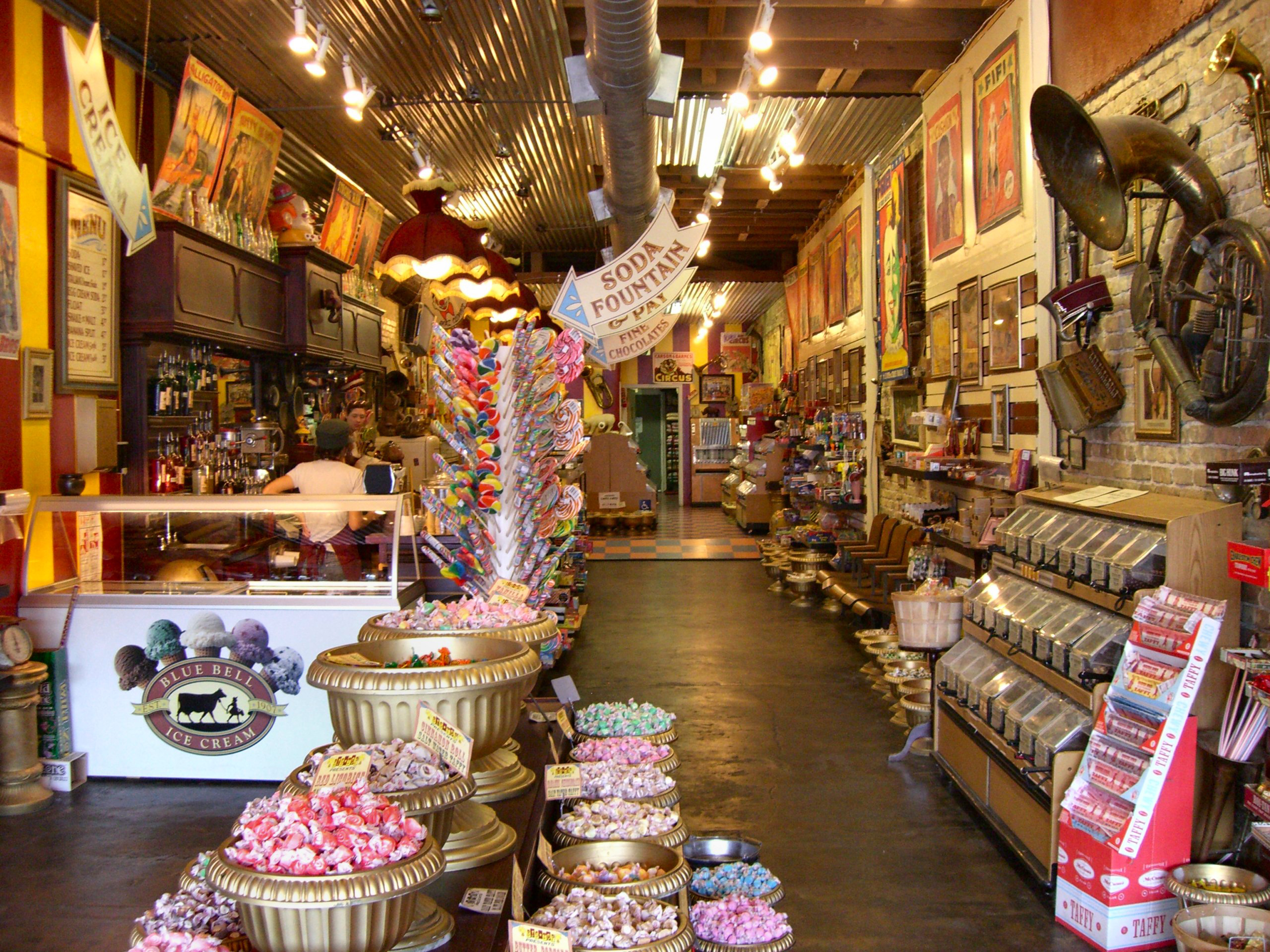Candy shop in South Austin