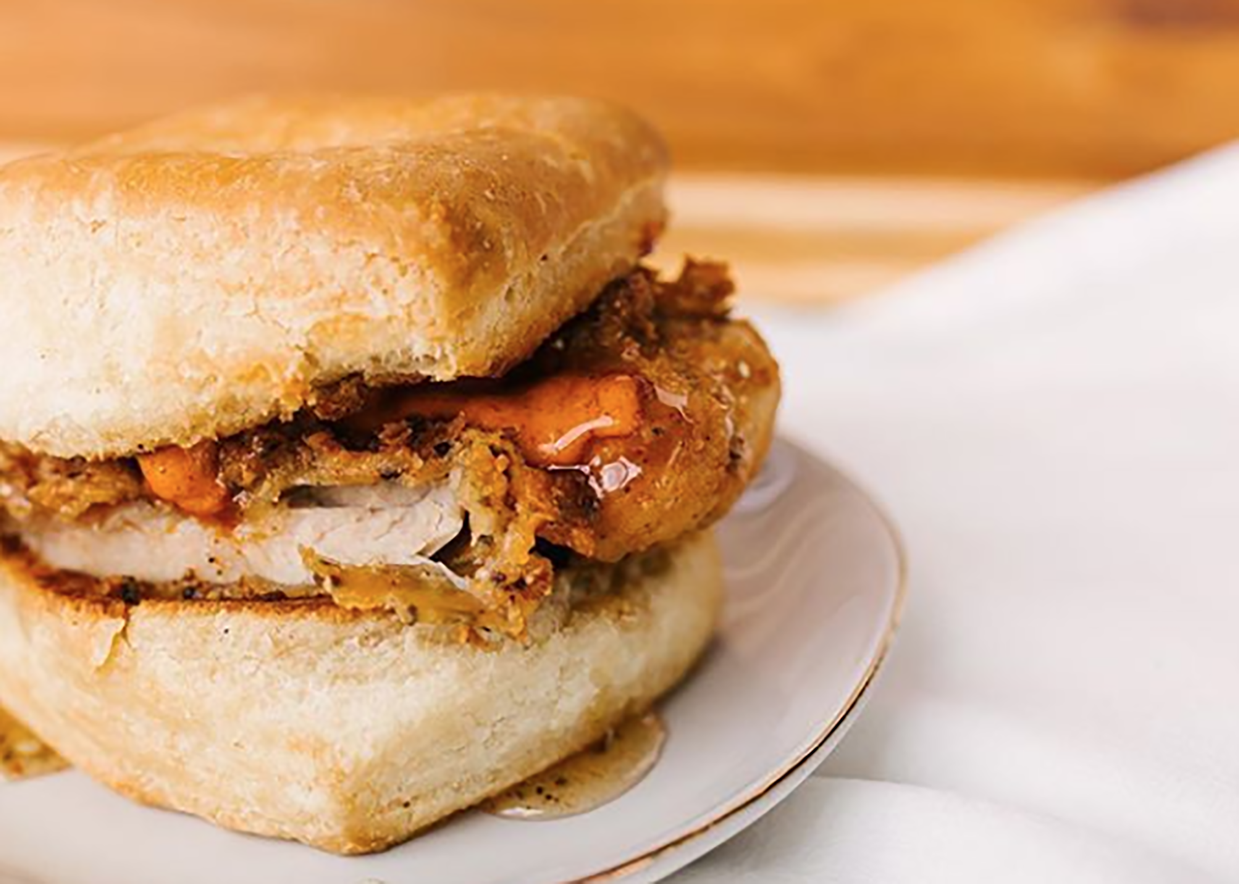 Honey chicken sandwich