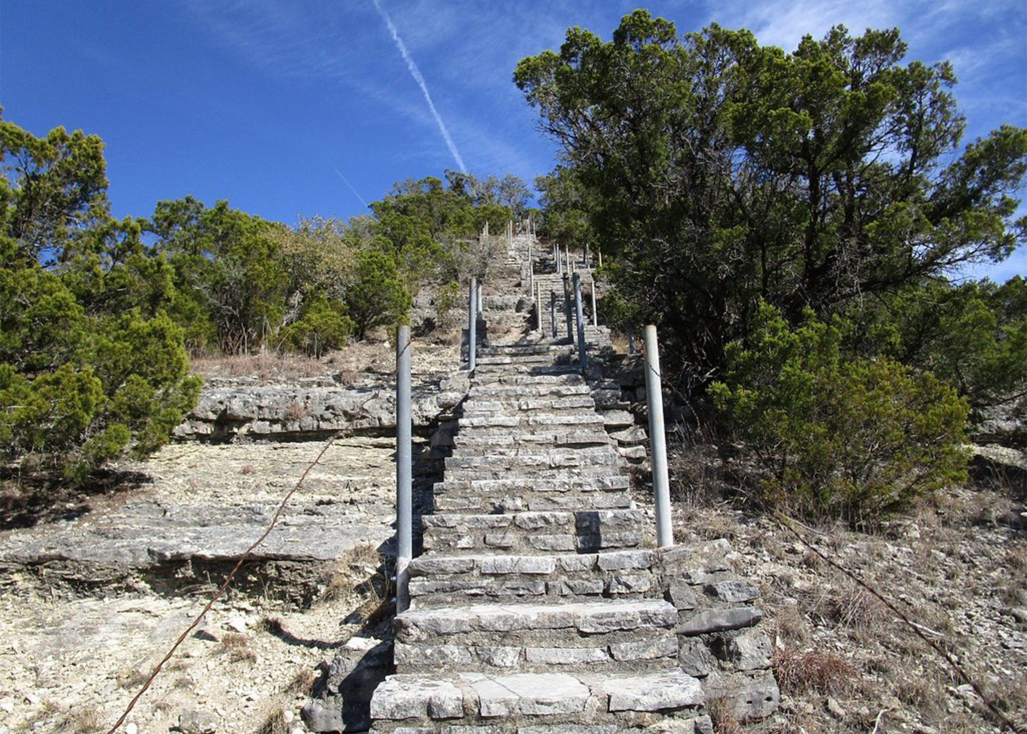 Limestone steps