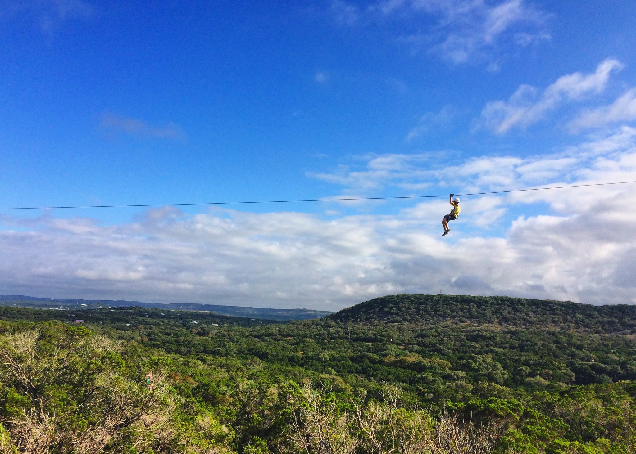 Zip lining