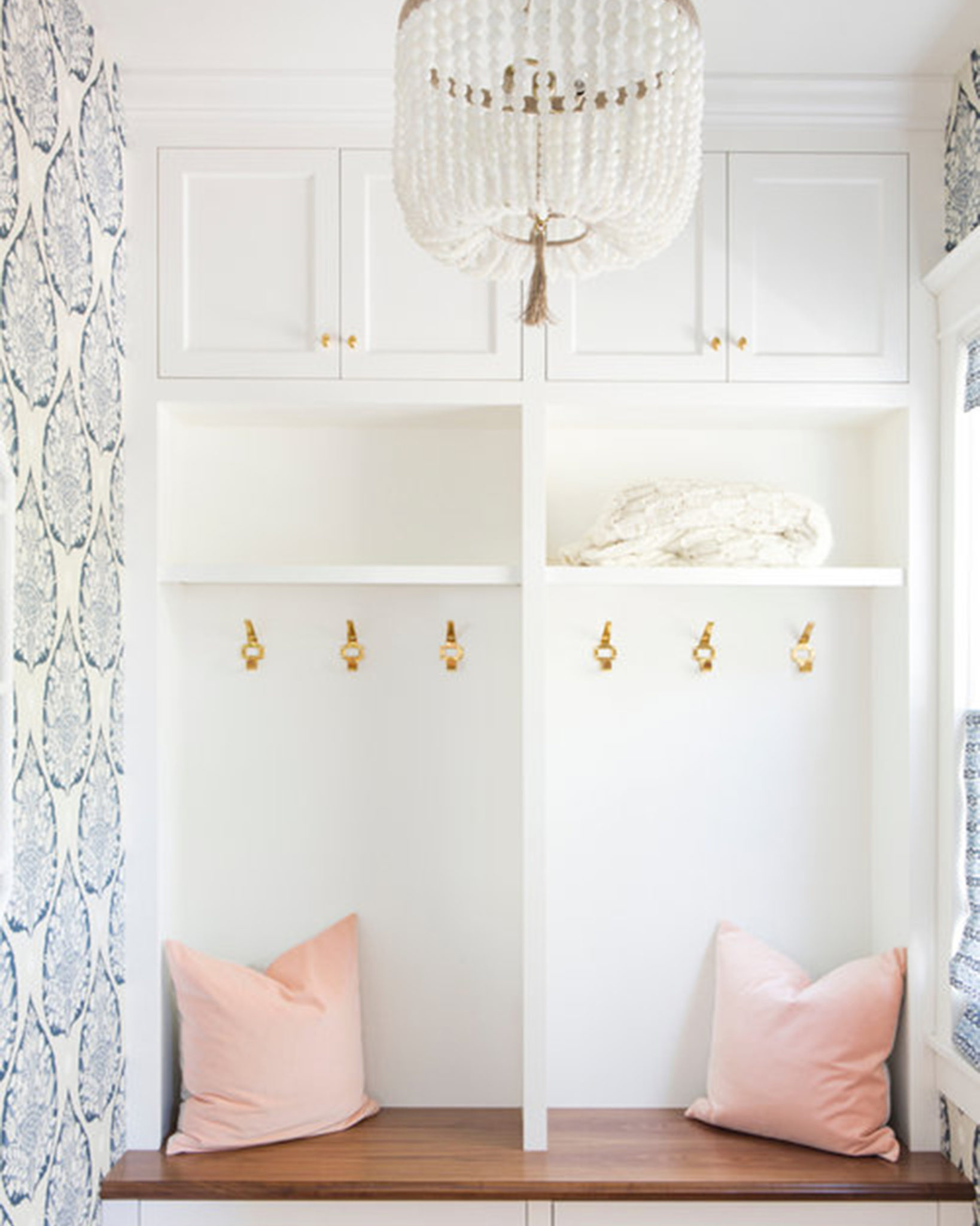 Glamorous mudroom