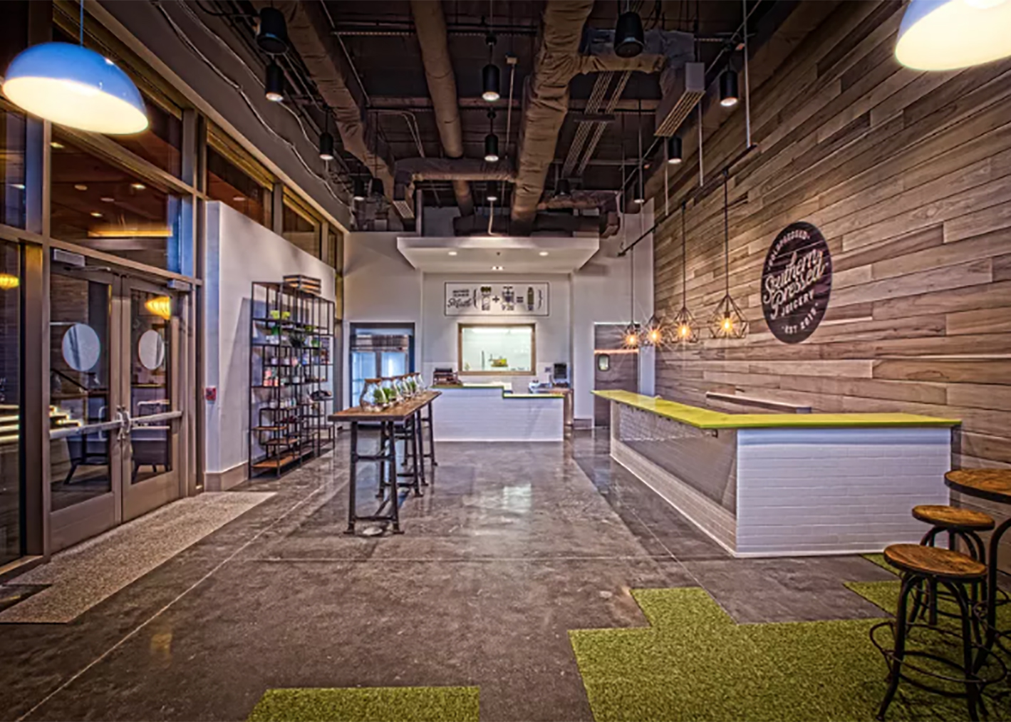 Southern Pressed Juicery interior