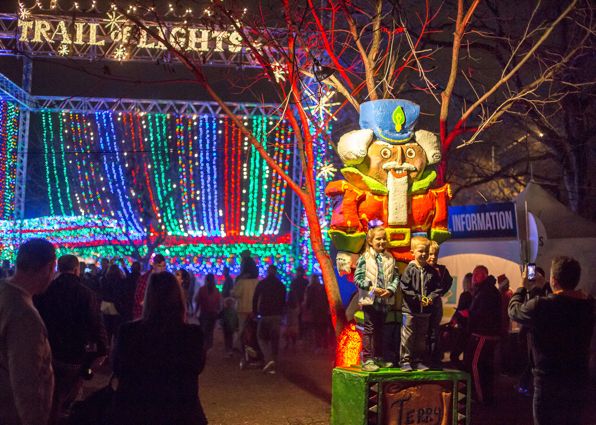 Trail of Lights entrance