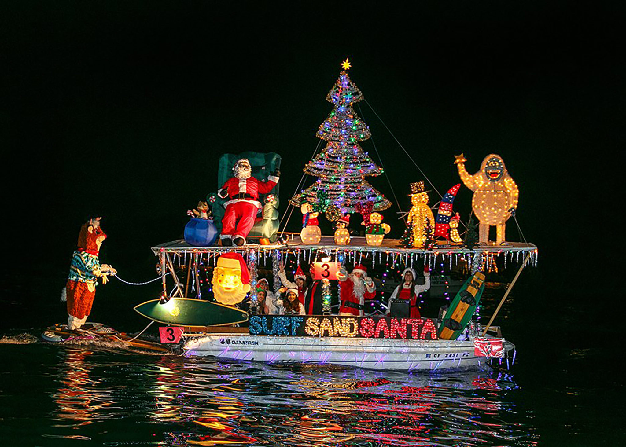 Boat in the Christmas Boat Parade