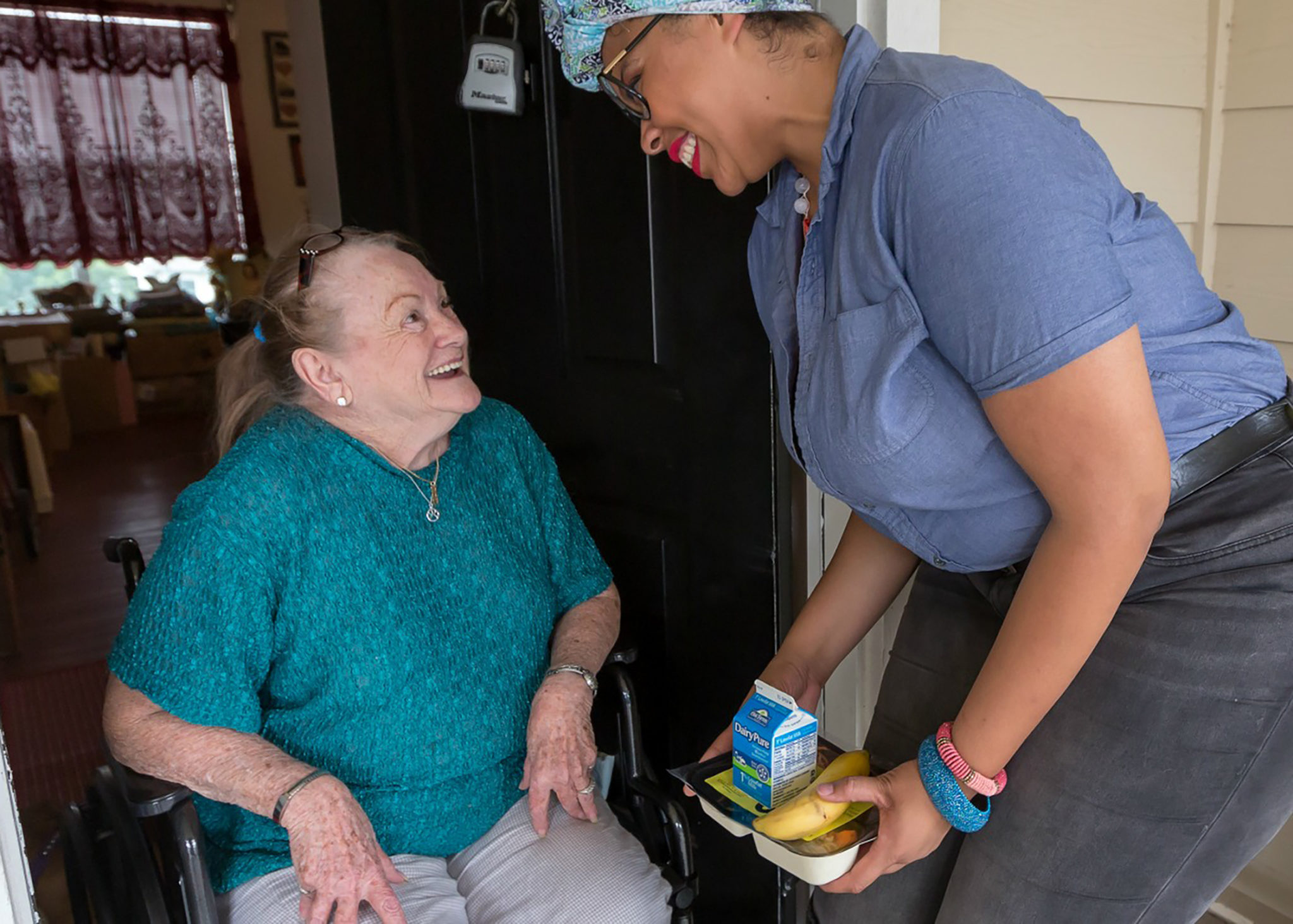 Delivery from Meals on Wheels