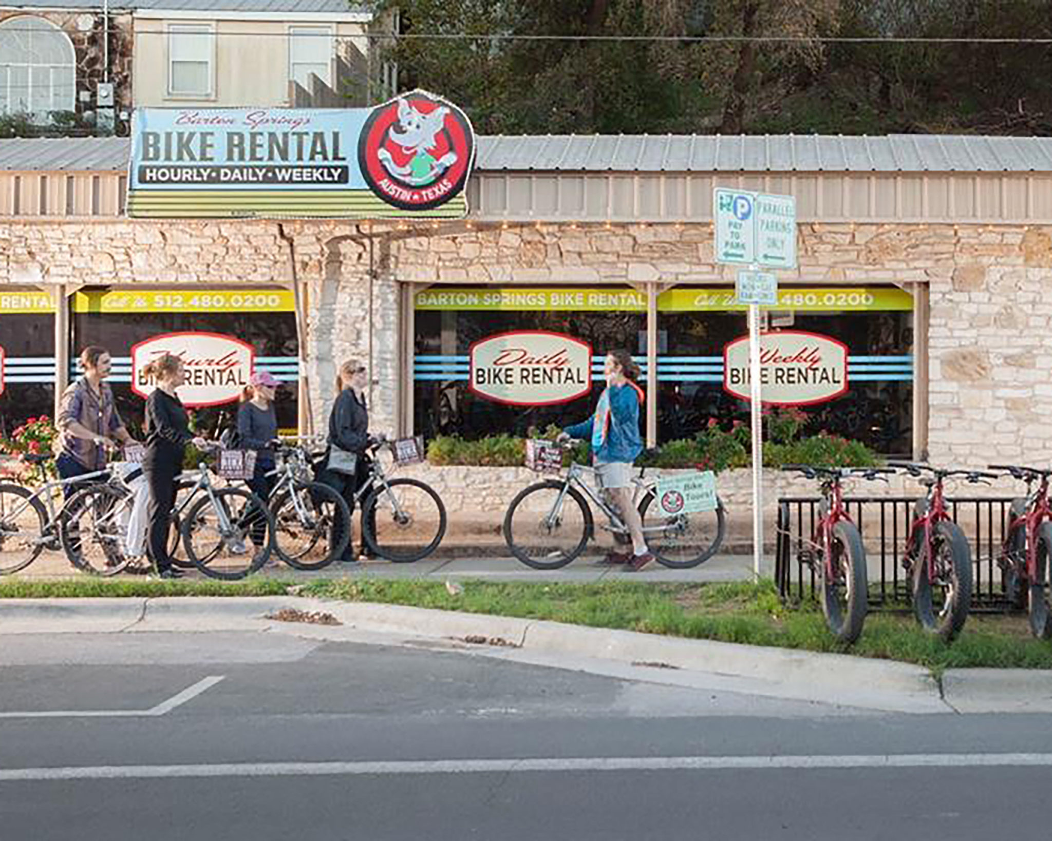 Barton Spring's Bike Rental building exterior