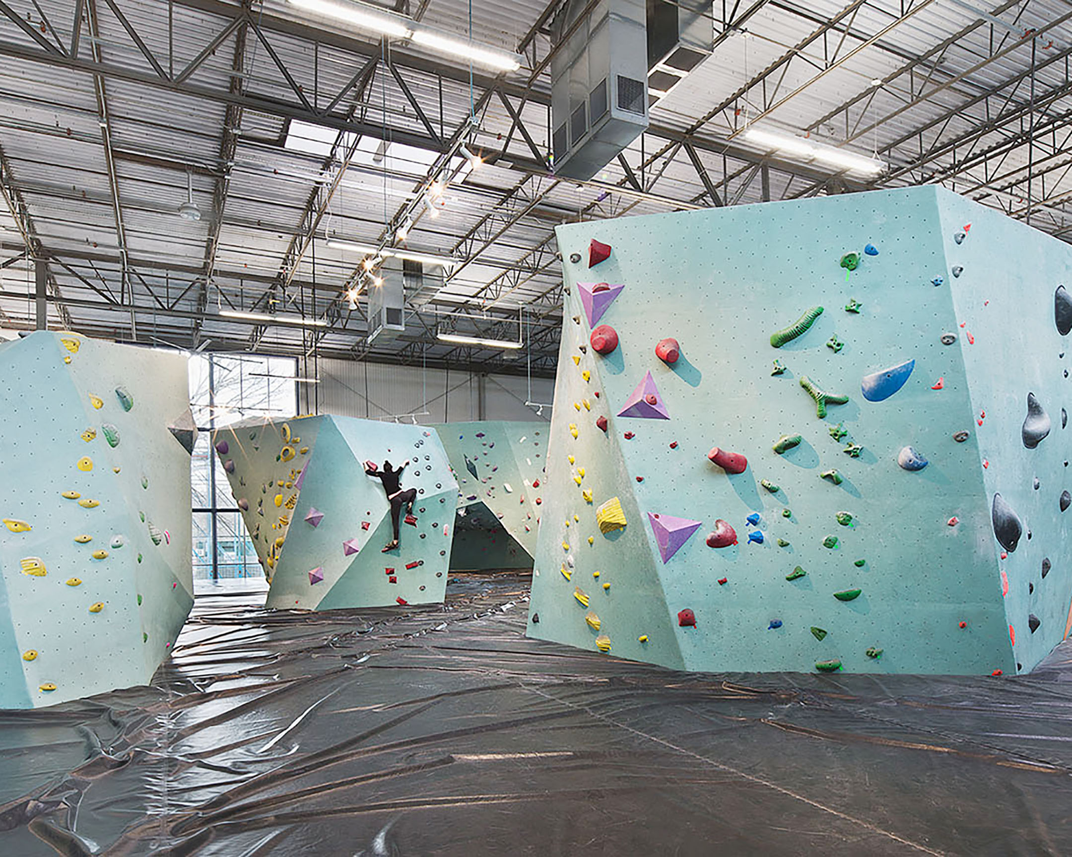 Rock climbing gym