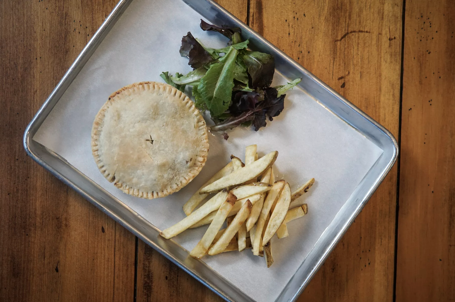 Chicken pot pie from Darcy's Donkey