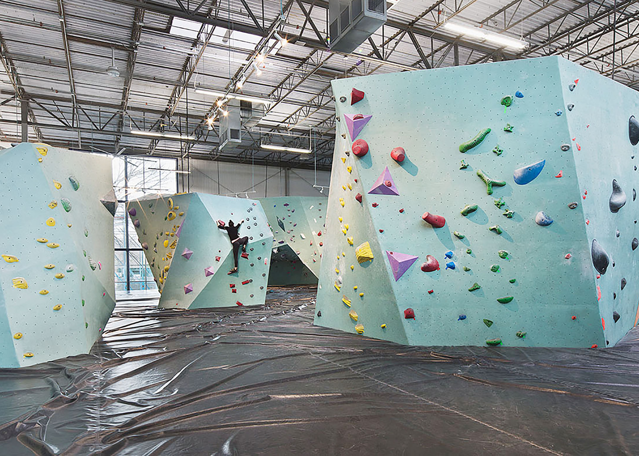 Rock climbing gym