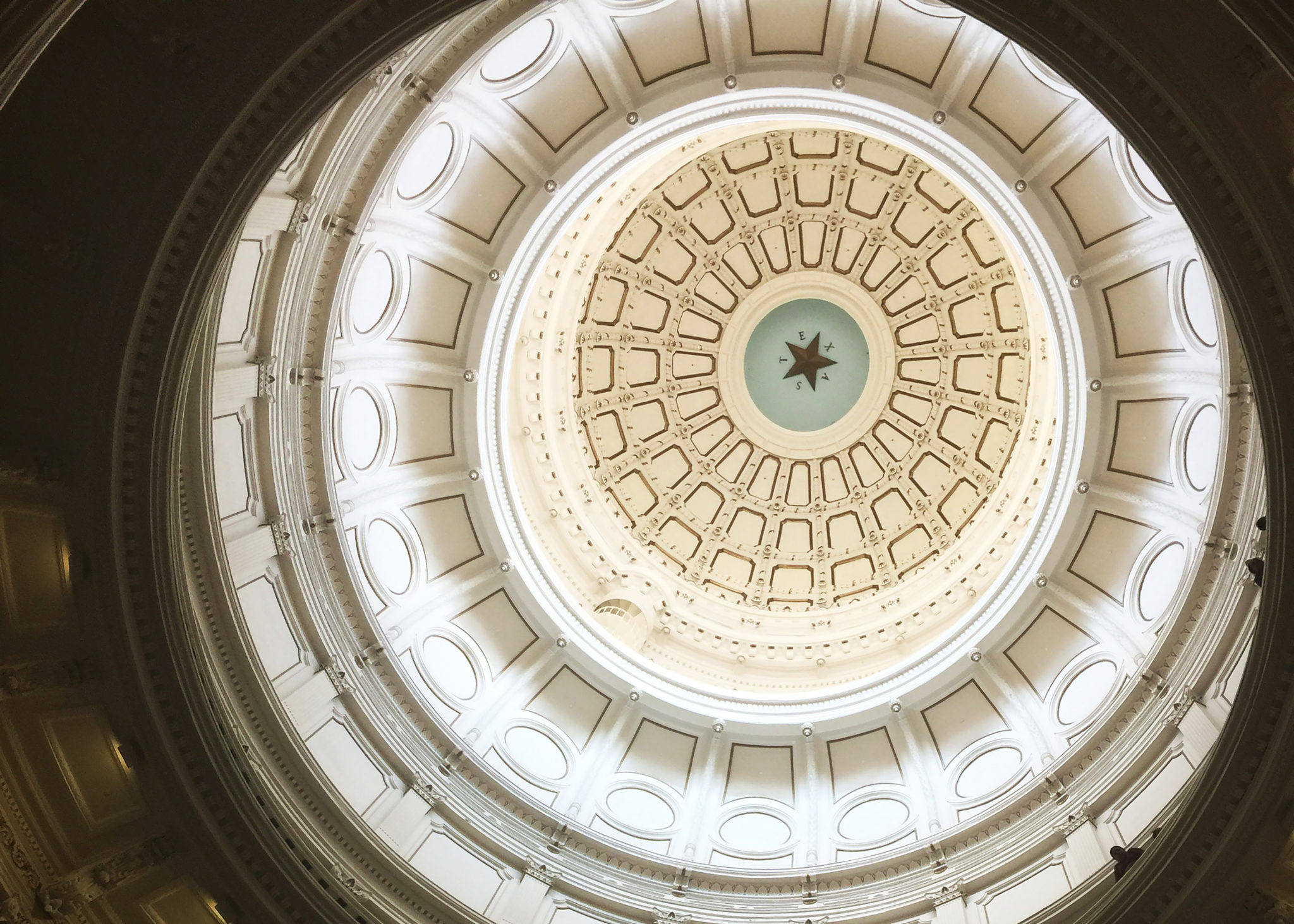Texas Capitol building ceiling