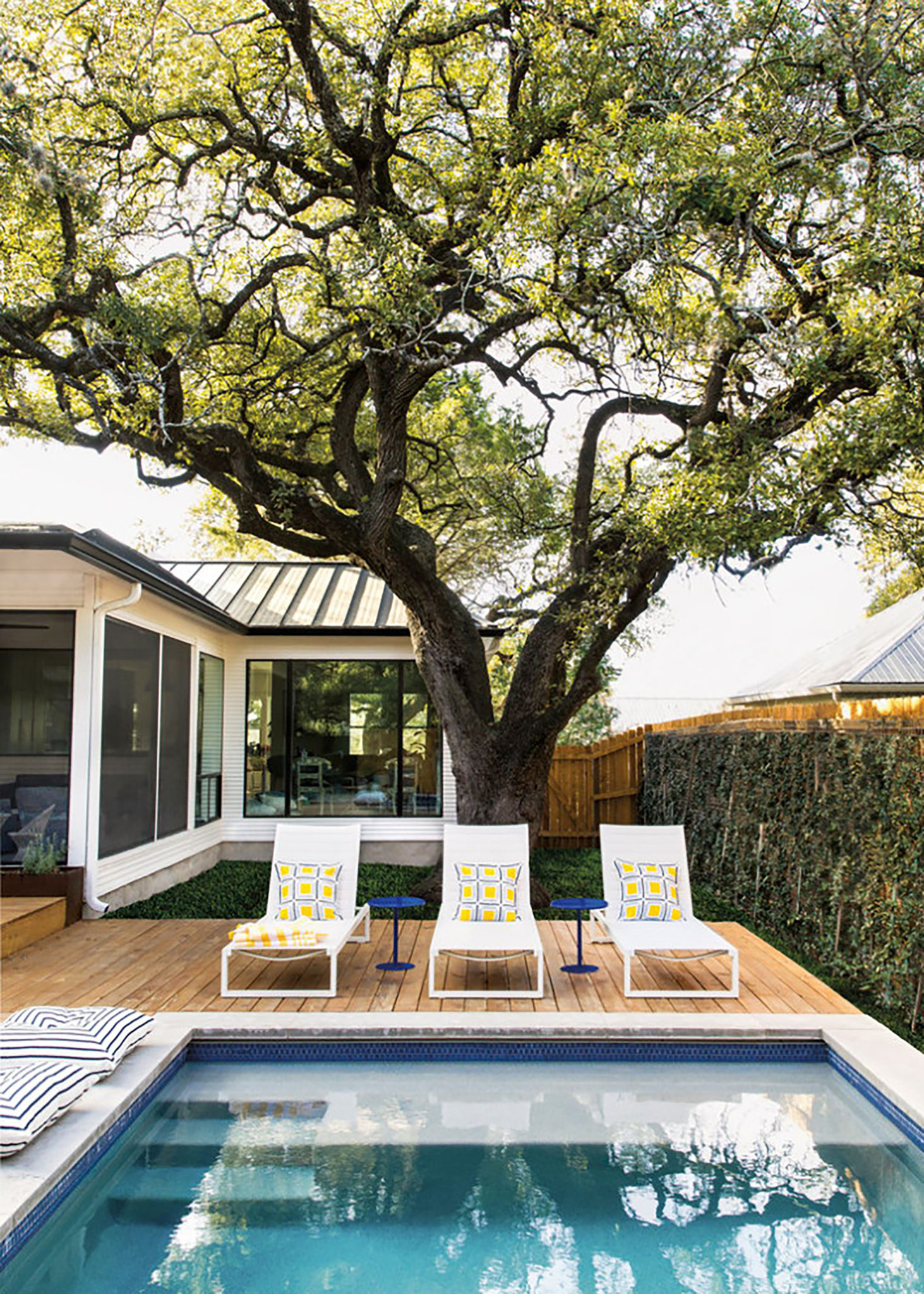 Patio and pool