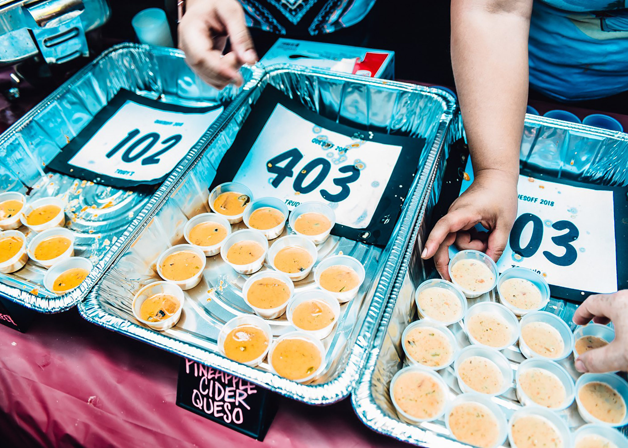 Queso tasting