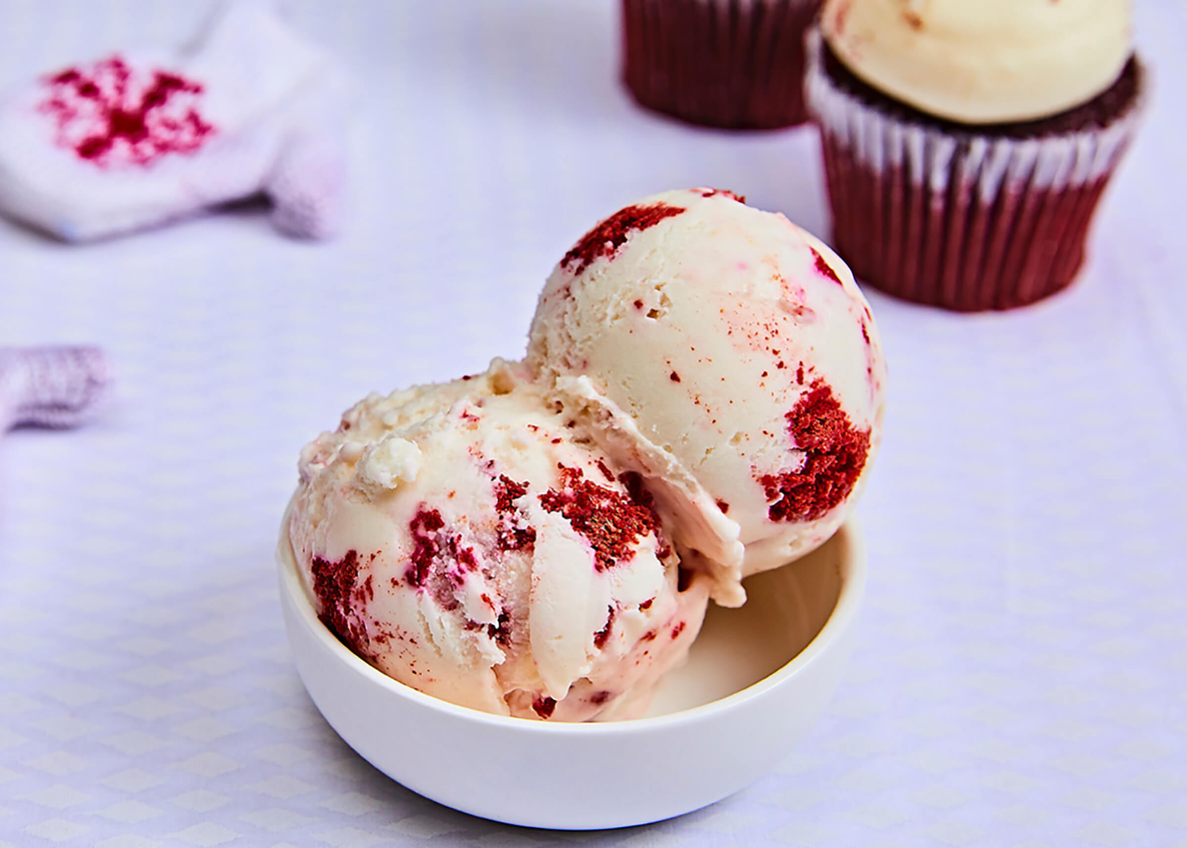 Red velvet ice cream