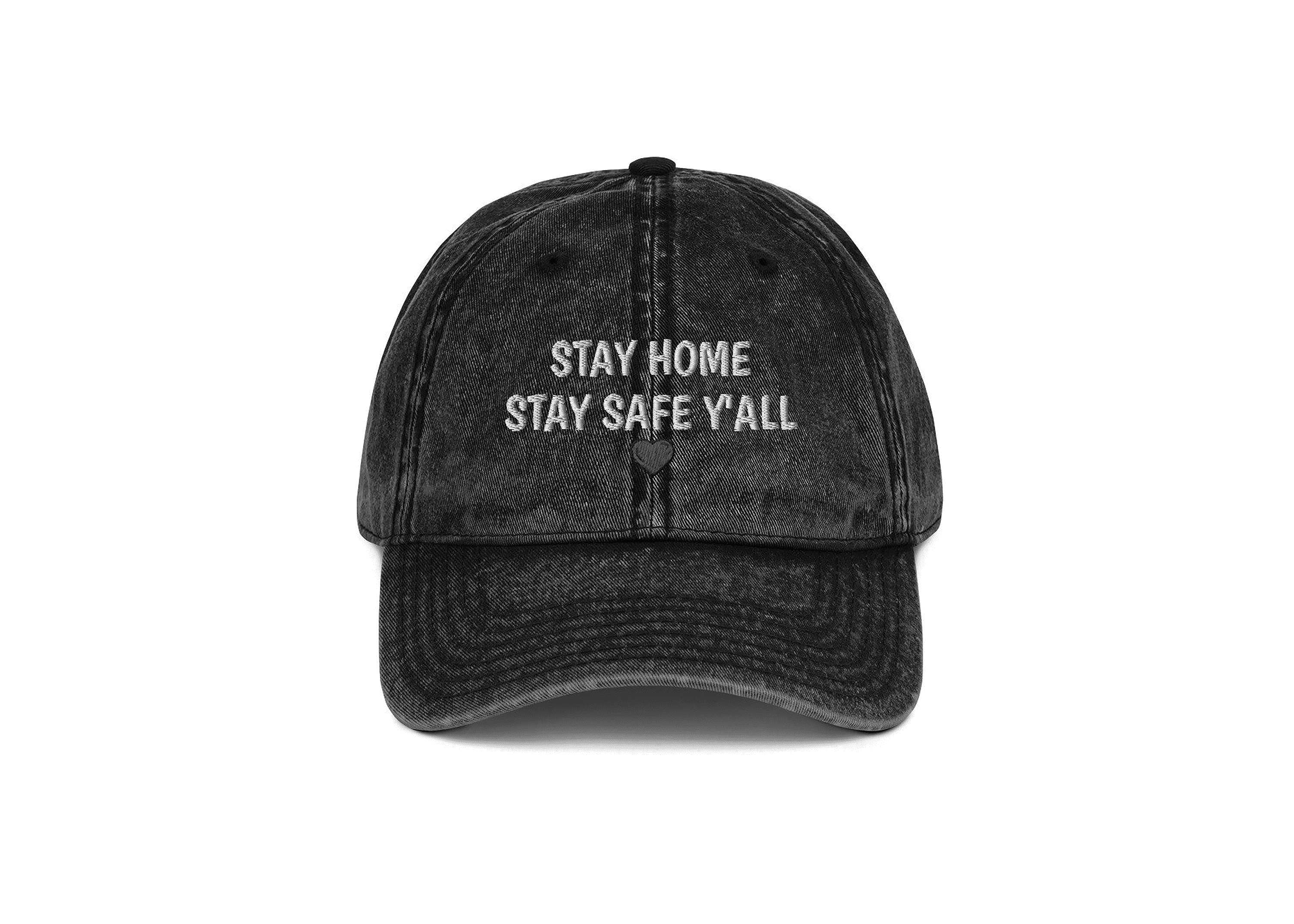 Hat with text, 