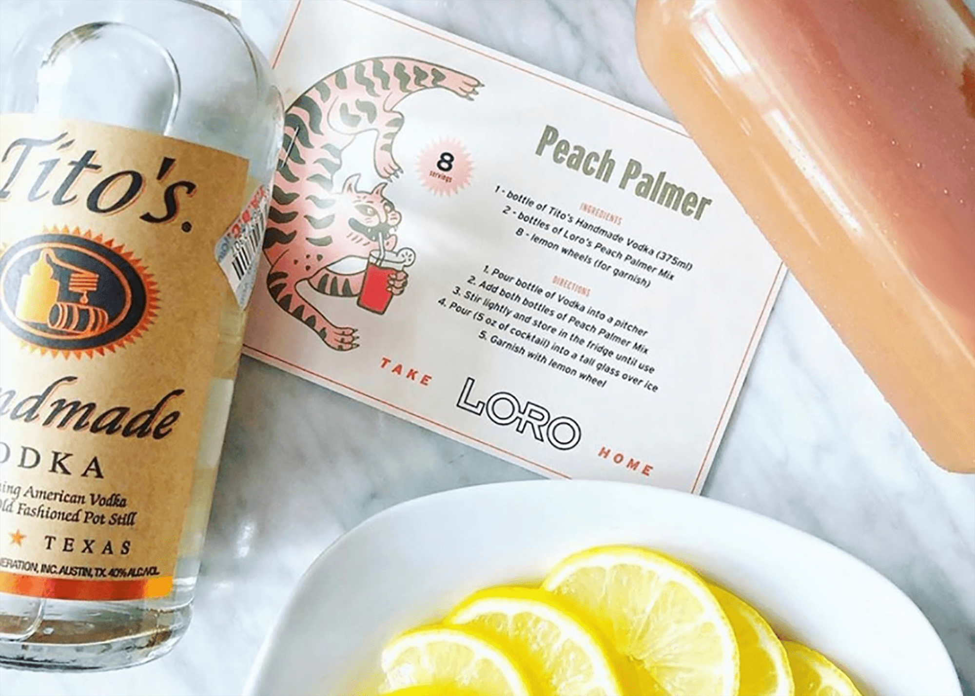 Peach Palmer drink kit