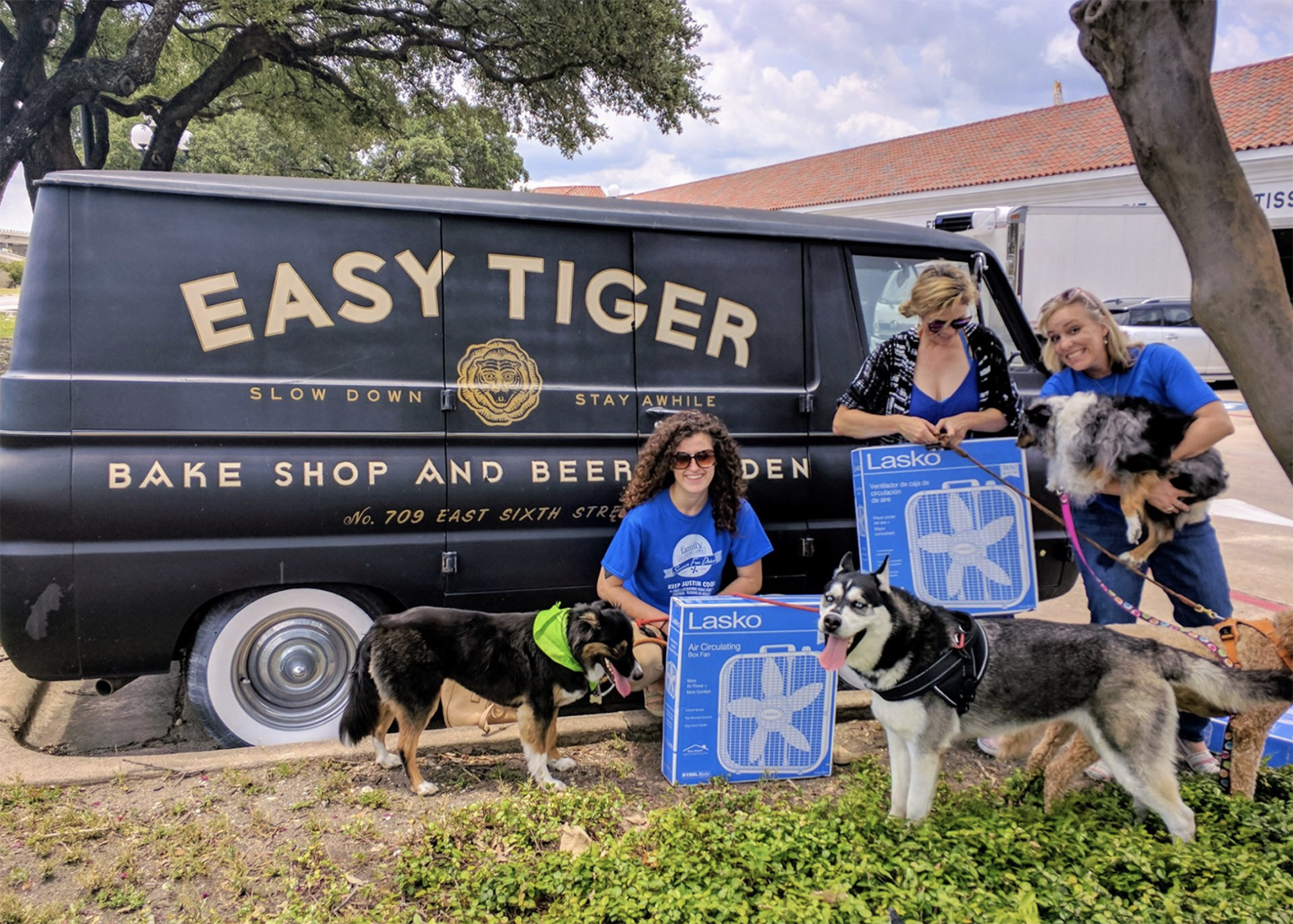 Easy Tiger delivery truck