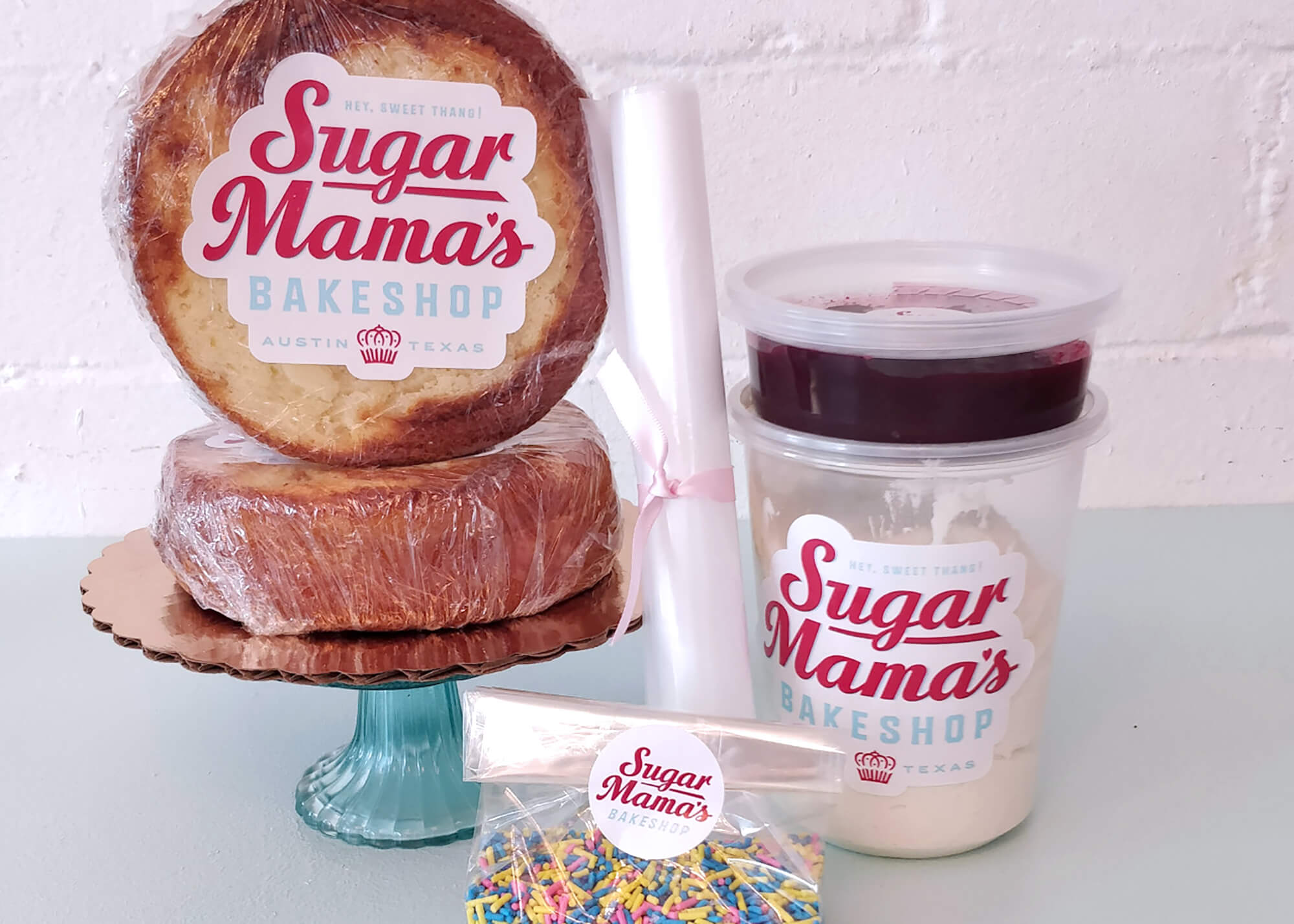 Cake decorating kit from Sugar Mamas bakery