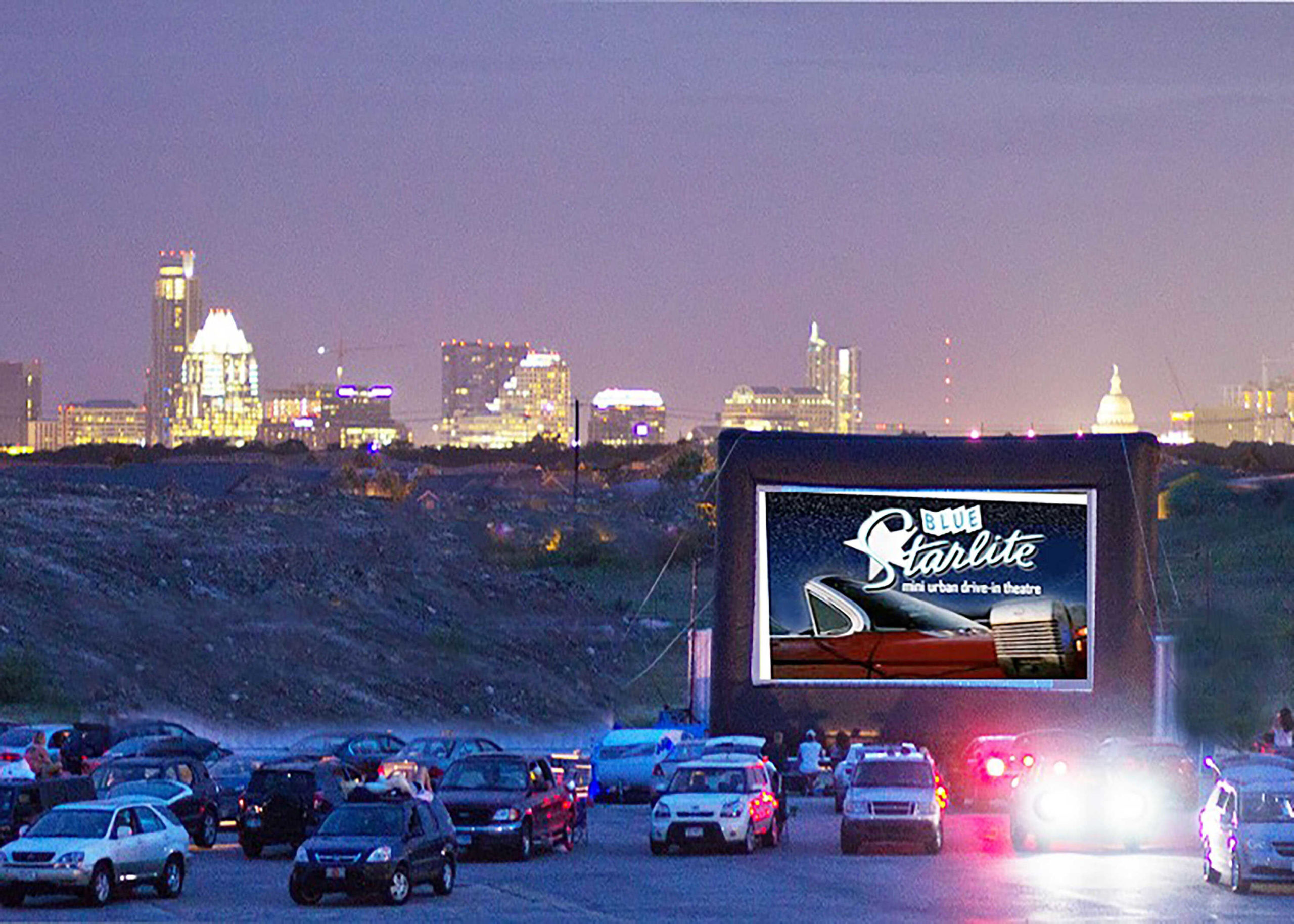 Blue Starlight drive-in theater