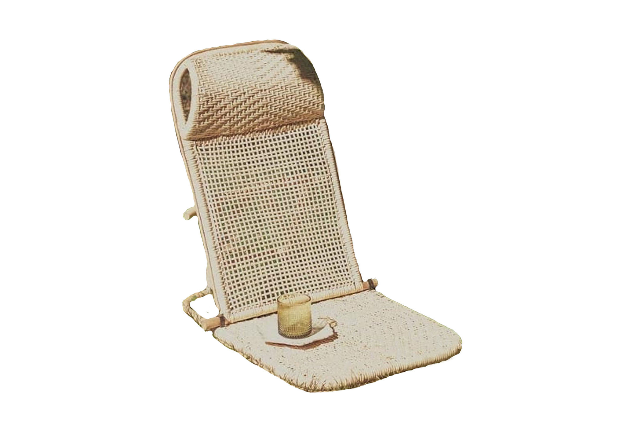 Woven picnic chair