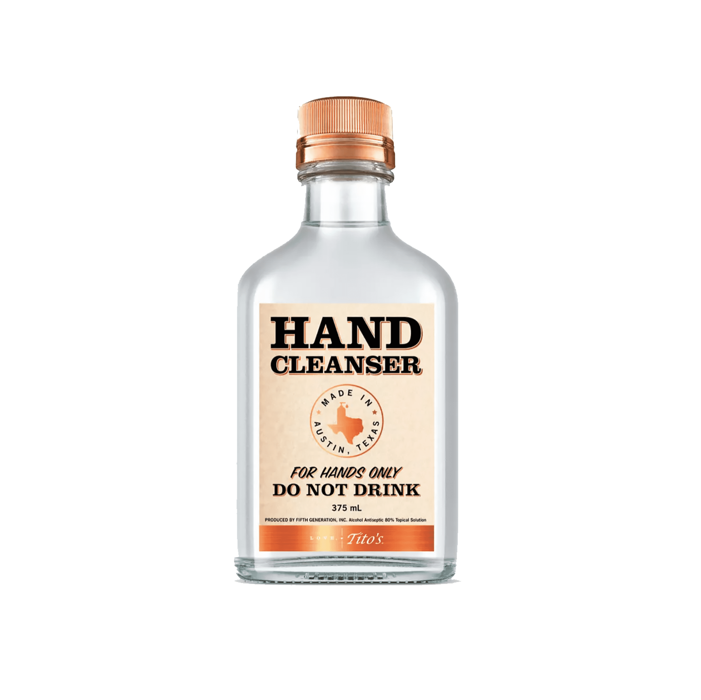 Titos hand cleanser