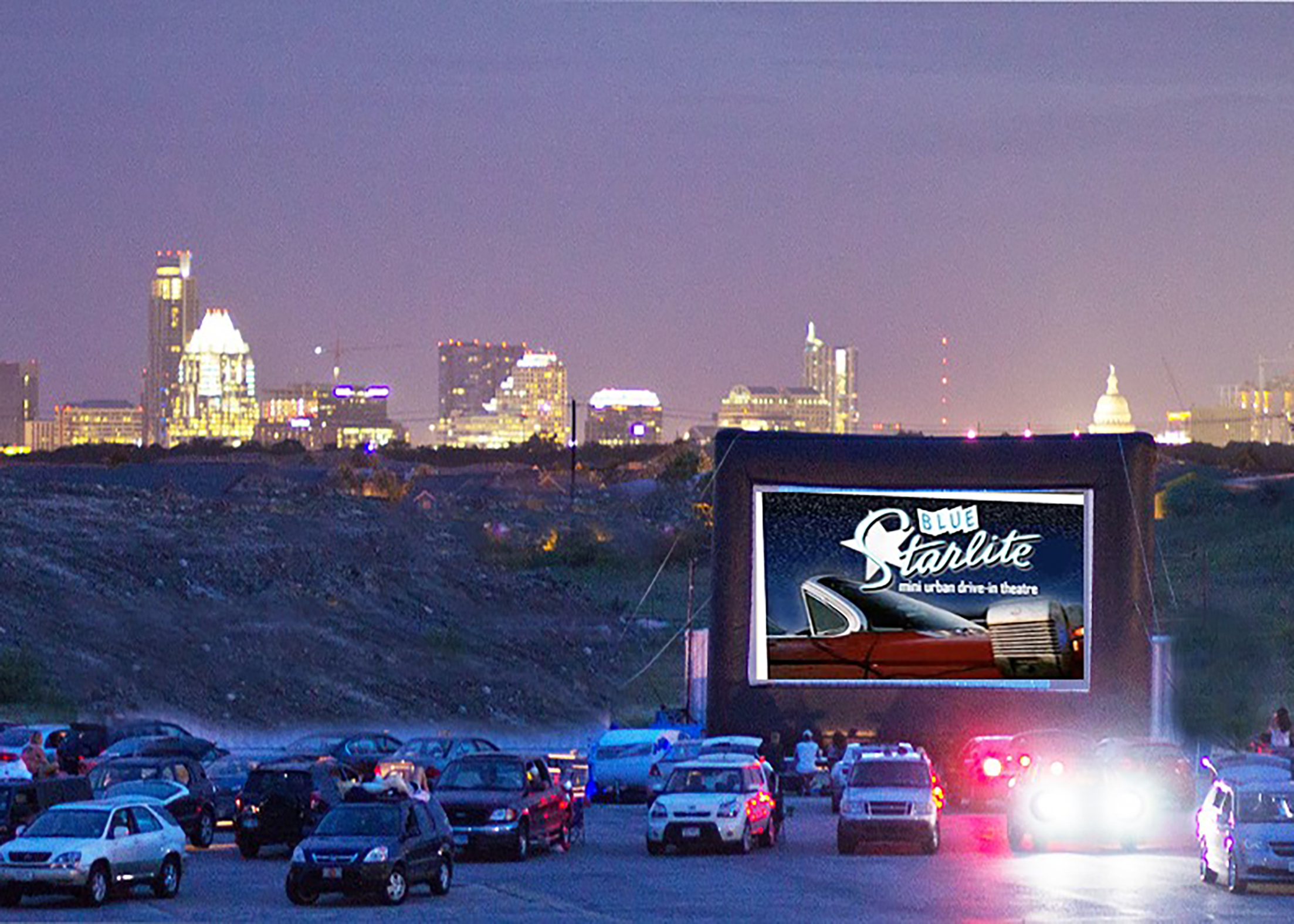 Blue Starlight drive-in theater