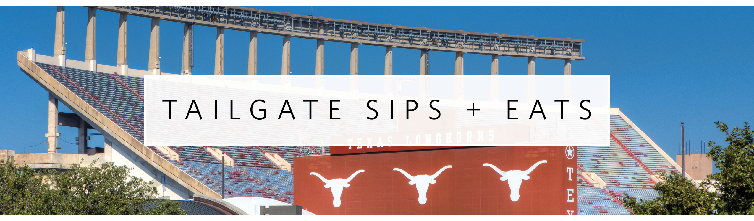 UT football stadium with text overlay, 