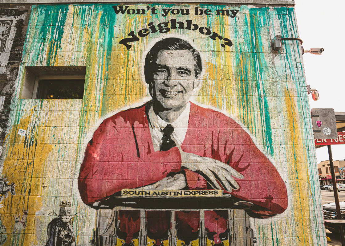 Mr. Rogers mural