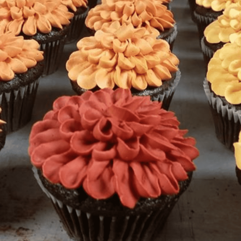 Decorated cupcakes