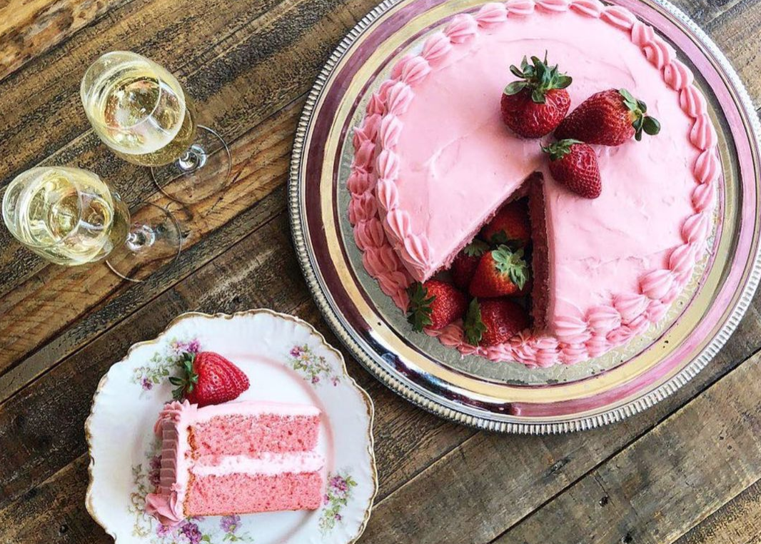 Strawberry cake