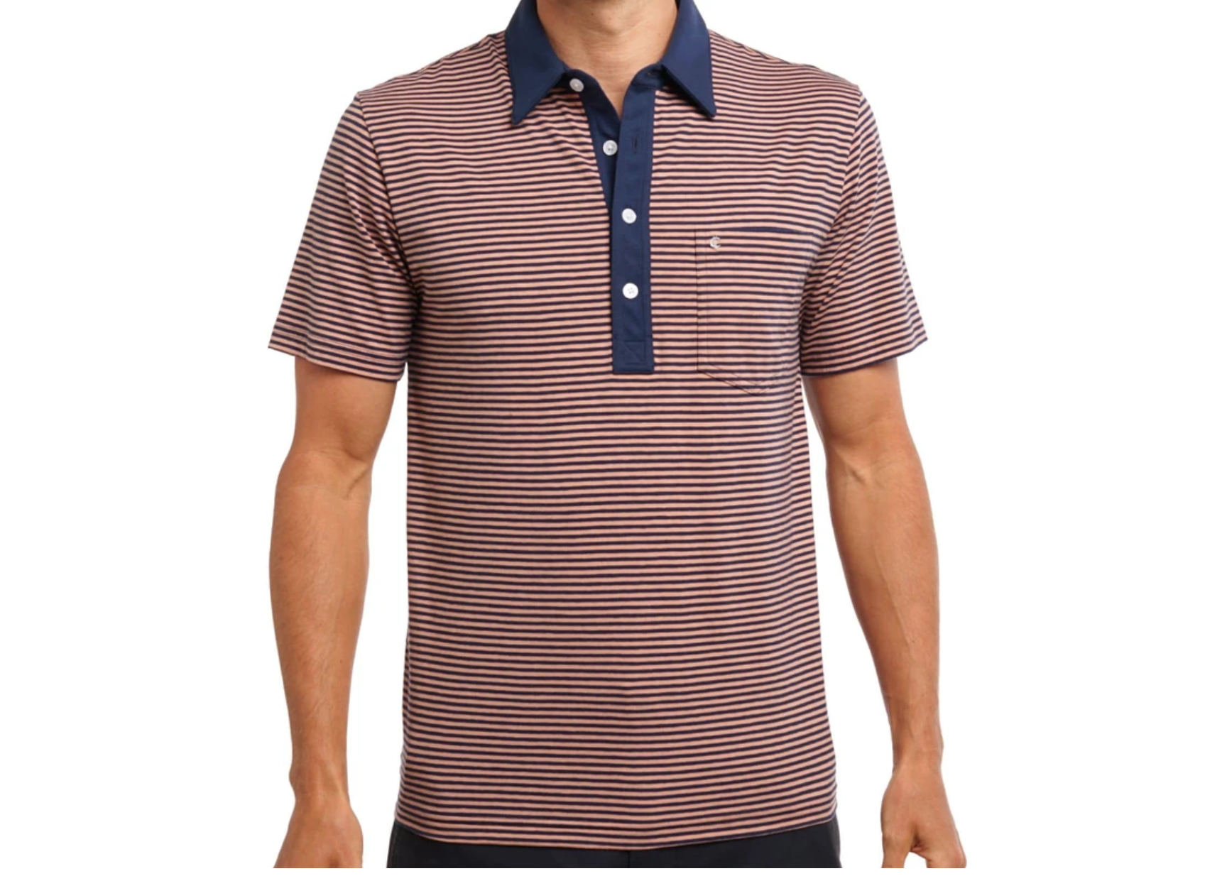 Striped polo