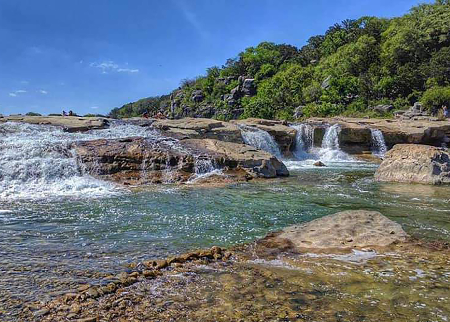 Natural watering hole in Austin, TX