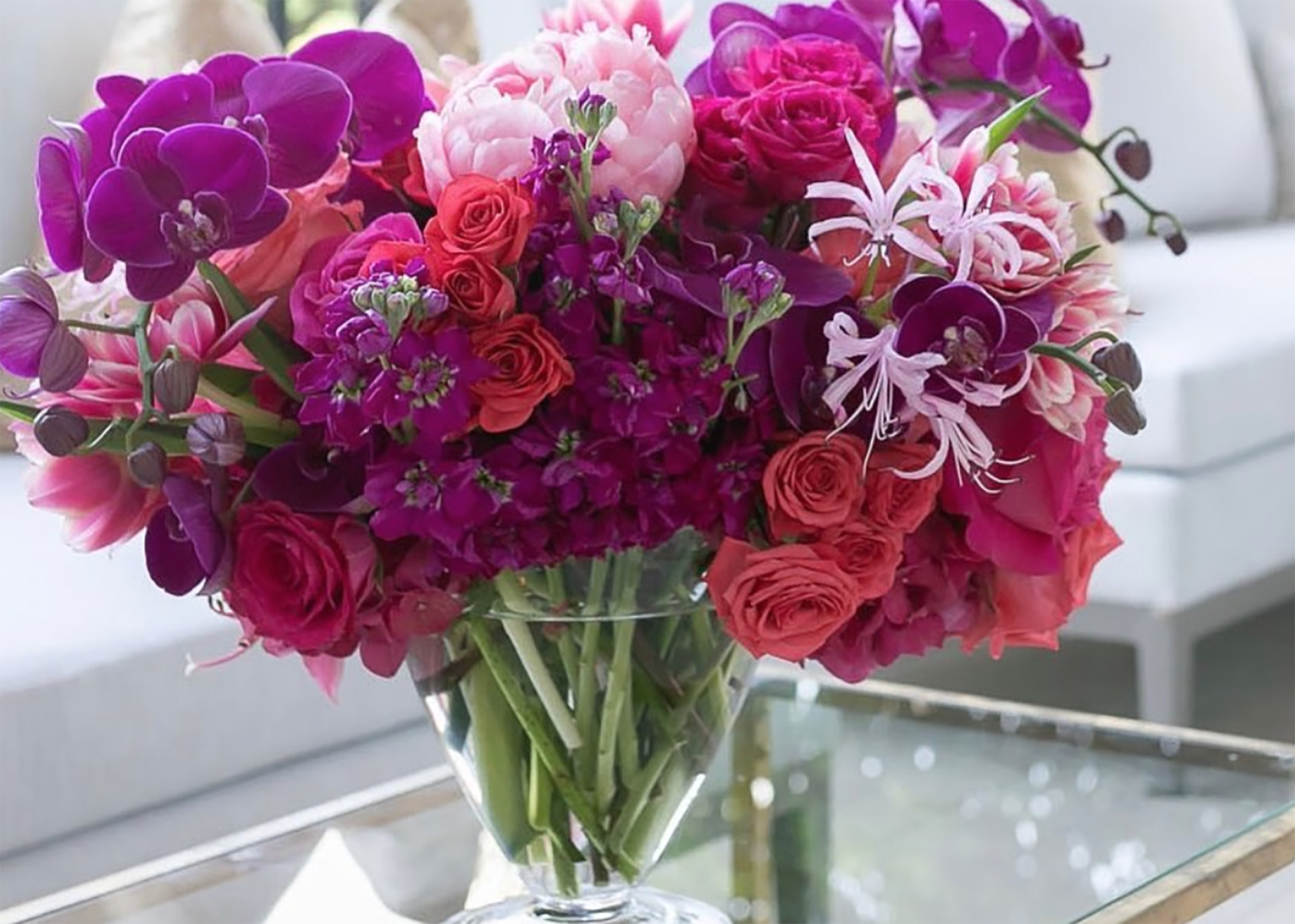 Bouquet in vase