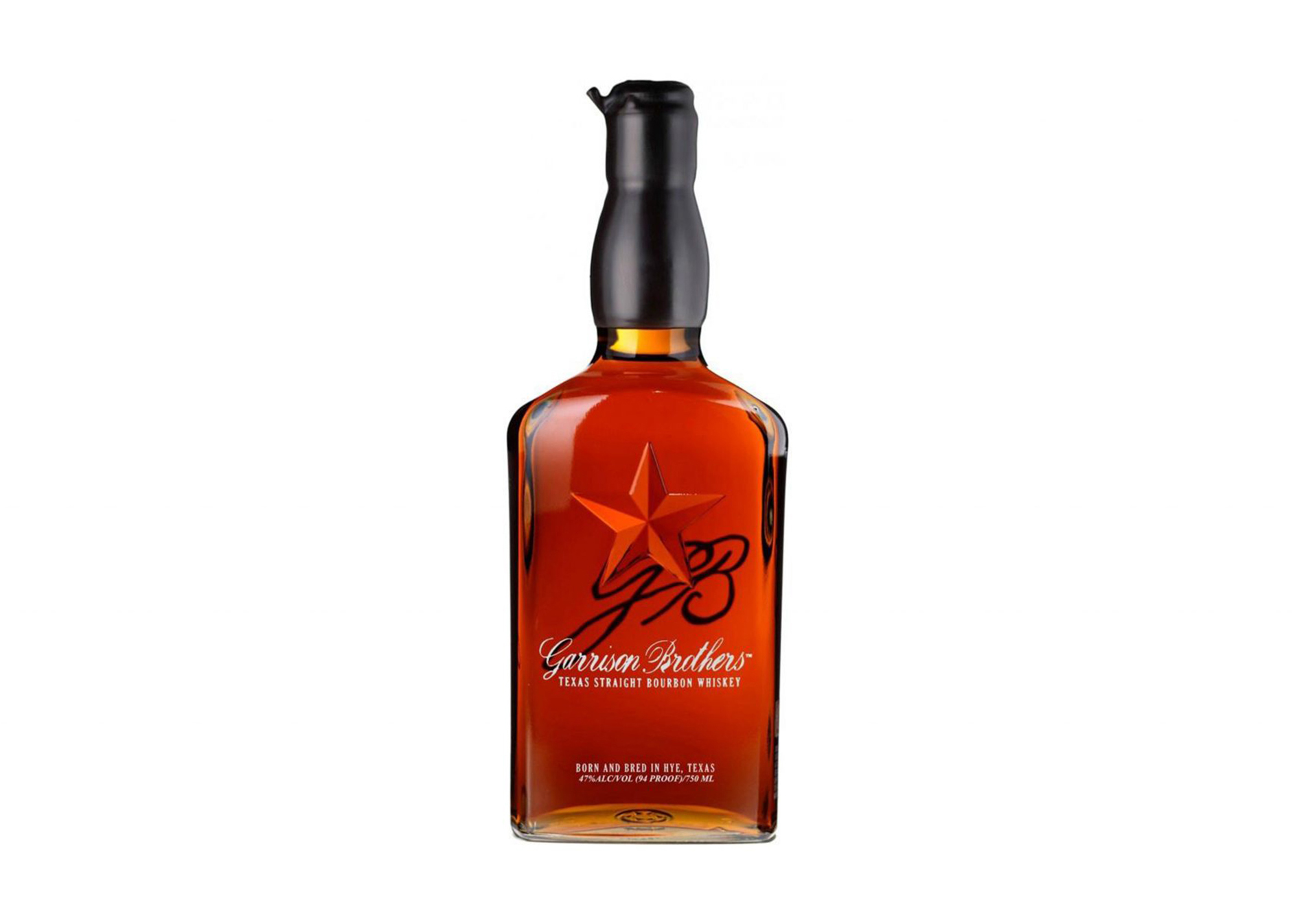 Garrison Brothers bottle of whiskey