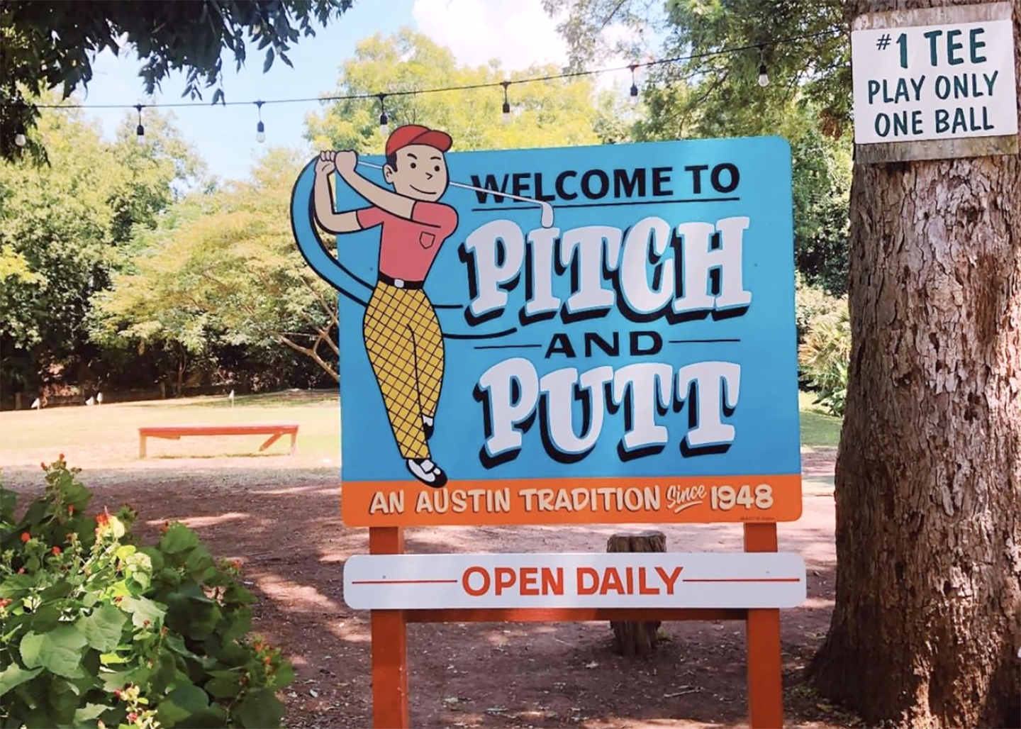Pitch and Putt sign