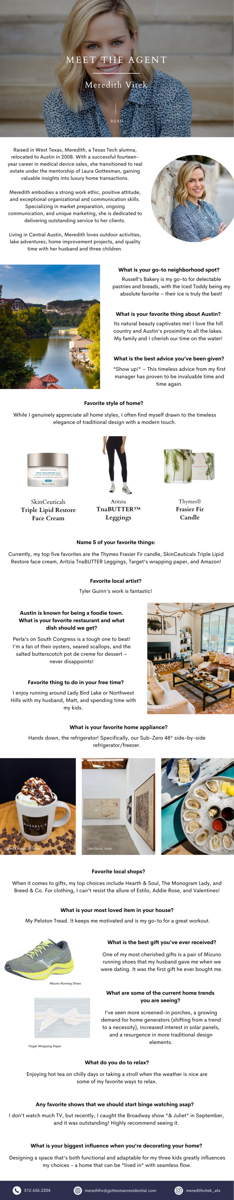 GOT GOTTESMAN Meet Meredith Vitek Gottesman Residential Real Estate Austin Luxury Real Estate